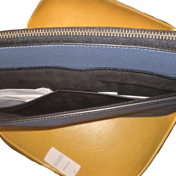 Coach Denim Blue Multi Laptop Case – Stripe Logo | NWT - Picture 5 of 5